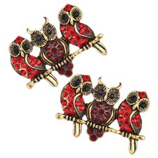 2 Pcs Flower Brooches for